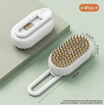 3-in-1 Pet Steam Brush | Electric Spray Cat & Dog Grooming Comb