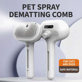 3-in-1 Pet Steam Brush | Electric Spray Cat & Dog Grooming Comb