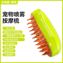 3-in-1 Pet Steam Brush | Electric Spray Cat & Dog Grooming Comb
