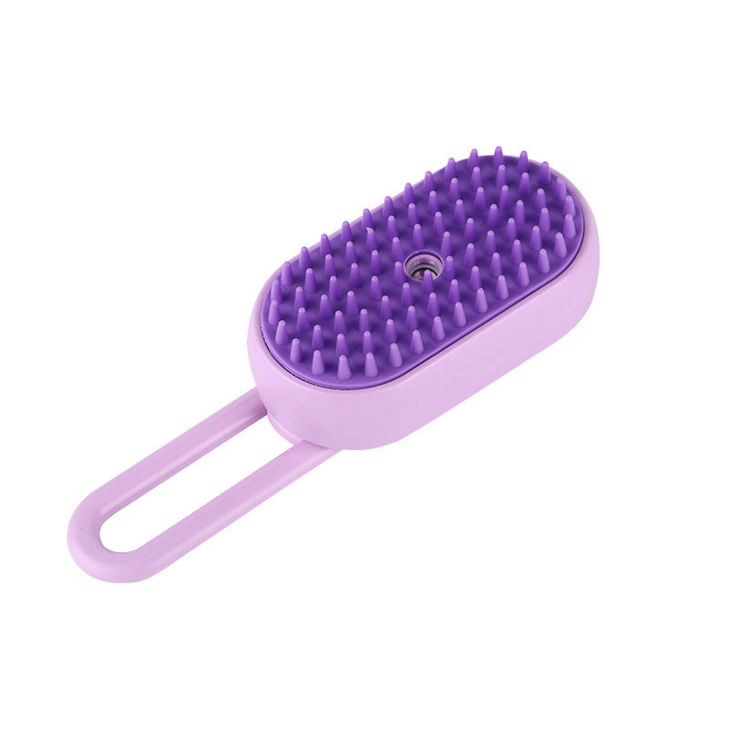 3-in-1 Pet Steam Brush | Electric Spray Cat & Dog Grooming Comb